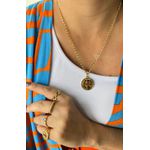 Colar Medalha de São Bento Banhado