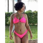 Top Nelly Rosa Neon Canelado