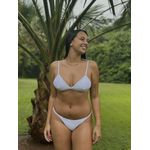 Top Fixo Branco Canelado