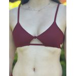 Top Nelly Marsala Texturizado 