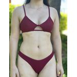 Top Nelly Marsala Texturizado 