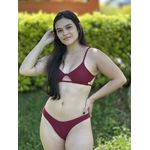 Top Nelly Marsala Texturizado 