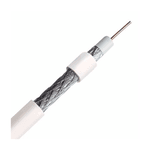 CABO COAXIAL SERIAL RG6 75OHM 60% BRANCA 300 METROS CONDUTTI