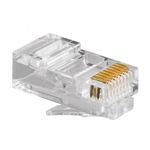 CONECTOR MACHO RJ45 CAT6 PASSANTE - 100 UND FC