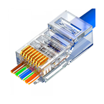 CONECTOR MACHO RJ45 CAT6 PASSANTE - FC