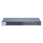 DS-3E1518P-EI/M SWITCH16 PORTAS POE + 1P GE RJ45 + 1P FIBRA ÓPTICA 10 100 1000