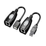 EXTENSAO USB VIA CABO DE REDE