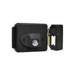 FECHADURA TRAVER 90 REVERSIVEL 12V PRETA PPA