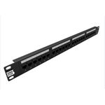 PATCH PANEL SOHO PLUS CAT 6 24 PORTAS COM GUIA