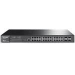 SWITCH 24 PORTAS GERENCIAVEL GIGABIT 10/100/1000 + 4 PORTAS GBIC TL-SG3424P