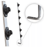 TUBO DE 1M COM 6 ISOLADORES W 23X12 CONFISEG