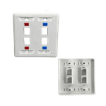 ESPELHO 4X4 P JACK RJ45 4 FURO