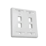 ESPELHO 4X4 P JACK RJ45 4 FURO