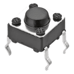 CHAVE TACTIL A06 6X6X4 3 4T PPA