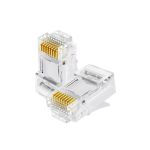 CONECTOR MACHO RJ45 CAT5E - PCT 10 UND