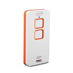 CONTROLE REMOTO PPA ZAP 2B BRANCO - LARANJA