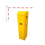 BARREIRA AUTOMATICA BRASSO R UNIVERSAL BIVOLT AMARELA + BARREIRA ARTICULADA 3MT RETANGULAR