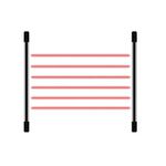 SENSOR INFRAVERMELHO ATIVO IRB 610 6 FEIXES
