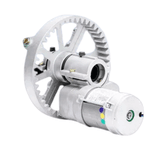CONJ AUTO MOV P. MAQUINA DE ENROLAR ROLLER 220V 60HZ C/ MICRO C/ FREIO - CREM ALUM. + KIT ELET ME52