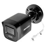 DS-2CD1021G2-LIU 2,8MM CAMERA IP BULLET 1080P 2MP 30M IP67 POE MICROFONE LUZ HIBRIDA PRETA