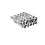 CONECTOR BNC MOLA PARAFUSO 6MM - PACOTE 10 UNIDADES