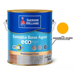 ESMALTE BASE D AGUA BRILHANTE AMARELO OURO 3,6L