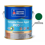 ESMALTE BASE D AGUA BRILHANTE VERDE FOLHA 3,6L