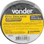 VONDER FITA ISOLANTE PRETA 19MMX20M