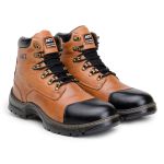 Bota Masculina De Couro 2189 Guerrilha Act Footwear Avelã