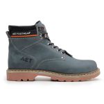 Bota Unissex de Couro Second Shift Act Footwear Cinza