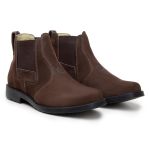 Botina Masculina De Couro Agro ACT Footwear Chocolate 