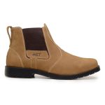 Botina Masculina De Couro Agro ACT Footwear Taupe