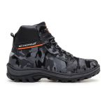 Bota Masculina De Couro Scavator ACT Footwear Camuflada 