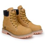 Bota Masculina De Couro Cano Alto Timber Act Footwear Milho