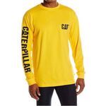 Camiseta Masculina Manga Comprida c/ Proteção UV - Amarelo