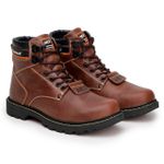 Bota Unissex de Couro Second Shift Act Footwear Crazy Horse