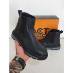 Bota Masculina De Couro Farmer Act Footwear Preto 