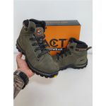 Bota Unissex De Couro Robust Act Footwear Cinza 