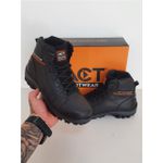 Bota Masculina De Couro Scavator Act Footwear Preto 