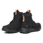 Bota Masculina De Couro Zip Trail ACT Footwear Preto 