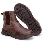 Bota Masculina De Couro Farmer Act Footwear Café