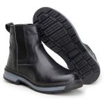 Bota Masculina De Couro Farmer Act Footwear Preto 