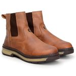 Bota Masculina De Couro Farmer Act Footwear Whisky