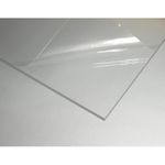 Chapa Poliestireno Cristal - 3mm X 50cm X50cm Similar Acrilico 