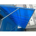 Chapa Placa Policarbonato Alveolar 1,05m X 3metros - Cores Diversas