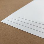 Chapa Pvc BRANCO 120cm X 62cm - Espessuras variadas - Decoração - Comunicação Visual - Fotografia