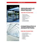 Chapa Placa Policarbonato Compacto 2mm x 1m x 2m c/ proteção UV