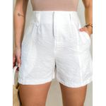  Short Feminino Branco