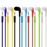 Fone de ouvido colorido para Lg Htc samsung,headset com fio e sem microfone, entrada de 3.5mm