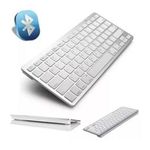 Teclado Bluetooth Tablet Universal Padrão Apple Sem Fio Wireless